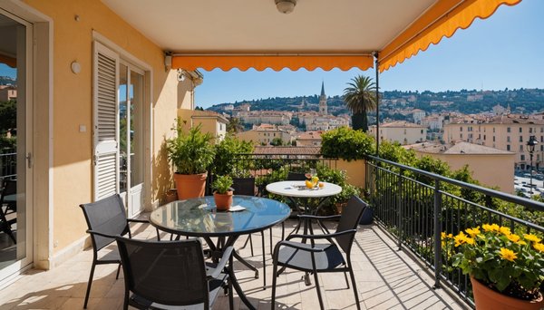 Trouvez votre appartement idéal à Nice avec terrasse ensoleillée