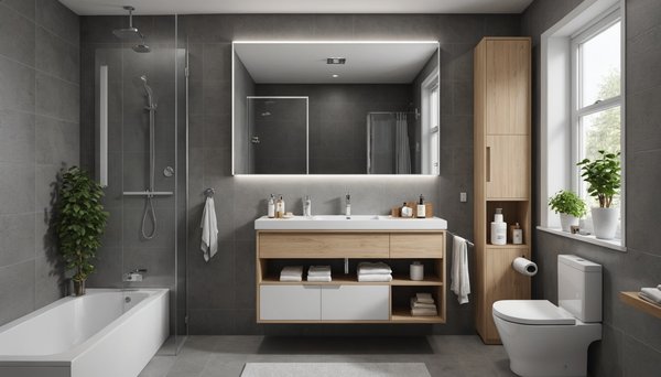 Aménager une petite salle de bain de 6 m² : idées et agencements